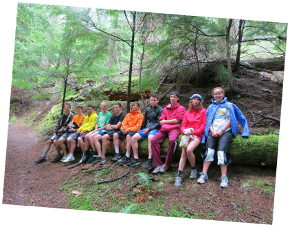 Teen Treks Pacific Northwest trek bicycles through the temperate rainforests of Washington State and British Columbia